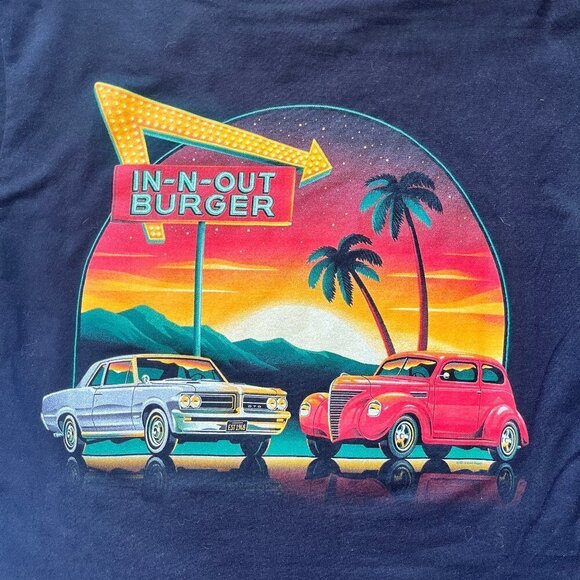 IN-N-OUT BURGER Arizona 2021 A Fresh New Year Black Collector T-Shirt Youth Sz S - Picture 8 of 10